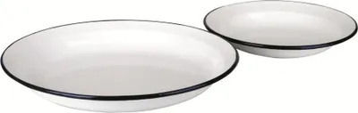 Image de Assiette creuse en émail 28 cm