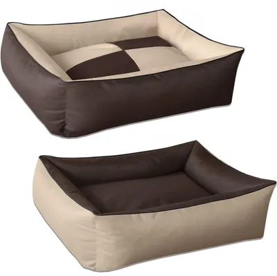 Obrázek produktu pro Pelech pro psy BedDog 2v1,(XL) cca 100x85x23cm, MELANGE (béžová/hnědá)