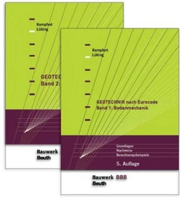 Produktbild von Paket Geotechnik nach Eurocode. 2 Bände