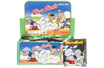 Produktbild von 100 Stück Stinkbomben Furzbomben Stink Bombe Fart Bag Scherzartikel Pupsbomben Scherz Artikel