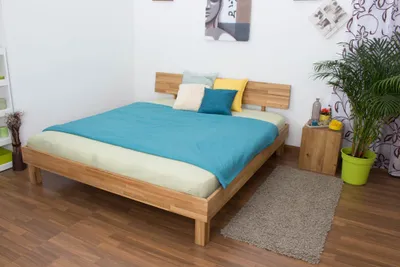 Produktbild von Eiche Futonbett 180 x 200 cm geölt