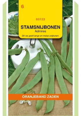 Zdjęcie produktu dla Oranjeband Buschbohnen Admires, nasiona, 100g - 1 opakowanie