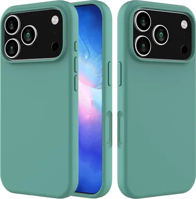 Produktbild von iPhone 17 Pro Hülle - Coverup Liquid Colour Back Cover - Dunkelgrün
