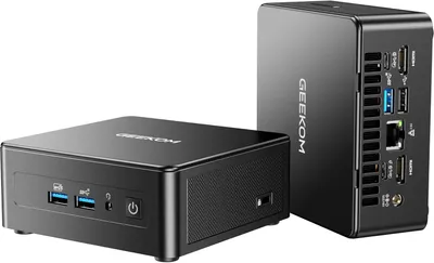 Obrázok produktu pre GEEKOM IT15 AI Mini PC – Intel Ultra 9 285H (16 jadier/16 vlákien, až 5,4 GHz), 32 GB DDR5, 1 TB PCIe Gen4 SSD, Win 11 Pro, WiFi 7, USB4.0, 8K, 13 Tops