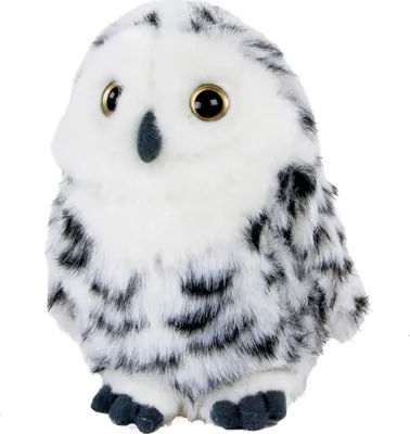 Produktbild von Schneeeule weiss gefleckt 17 cm Kuscheltier Eule