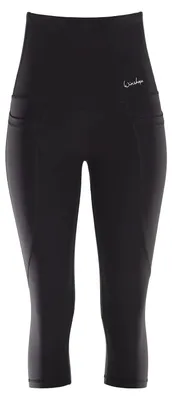 Imagen del producto de WINSHAPE Leggings funcionales y cómodas, modelo ¾, HWL215C, "cintura alta", con TRES prácticos bolsillos