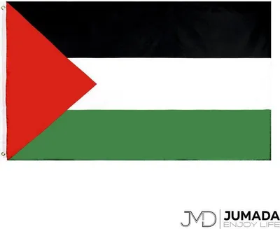 Immagine prodotto di Bandiera palestinese Jumadas - Bandiera della Palestina - Bandiera Palestina - Bandiere - Poliestere - 150 x 90 cm