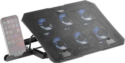 Zdjęcie produktu dla Mars Gaming MNBC23, 40,6 cm (16"), 6 szt., Obrotowy, Czarny, ABS, Aluminium, Stal, Niebieski