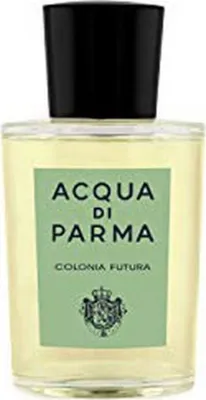 A bottle of Acqua di Parma Colonia Futura Eau de Cologne for men.