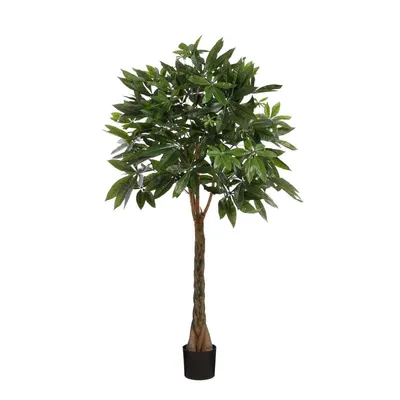 Obrázek produktu pro Slídové dekorace Umělá rostlina Pachira - H120 x Ø50 cm - zelená