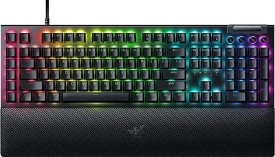 Produktbild von Razer BlackWidow V4, Kabelgebunden, USB, Mechanischer Switch, QWERTZ, RGB-LED, Schwarz