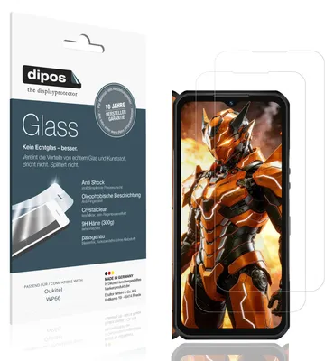 Immagine prodotto di 2x Pellicola Protettiva per Oukitel WP66 Protezione Vetro Flessibile 9H dipos