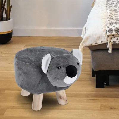 Produktbild von Kinderhocker Sitzhocker Koala H 30 cm Tiermotiv Hocker Plüschsitz