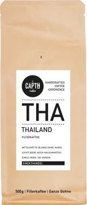 Produktbild von THAILAND Kaffee ganze Bohne | Mittelkräftig, Blumige Säure, Leichte Beere | 500 g | Specialty Coffee aus Direkthandel