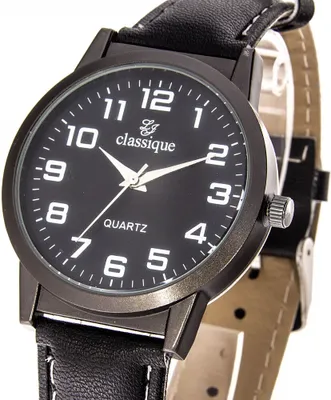 Produktbild von Herrenuhr Classique anthrazit schwarz 40mm