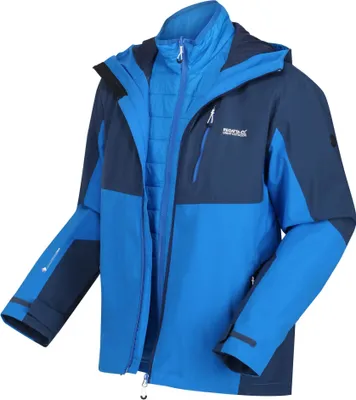Produktbild von Regatta 3 in 1 Jacke Winterjacke Herren Wentwood VII, Größe:XXL, Farbe:Blau