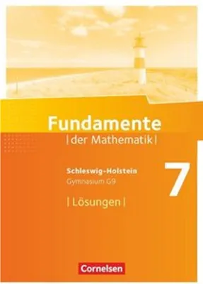 Obrázok produktu pre Fundamente der Mathematik 7. Schuljahr - Schleswig-Holstein G9 - Lösungen zum Schülerbuch