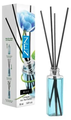 Obrázek produktu pro Tyčinkový aroma difuzér ZEN BLUE 50 ml