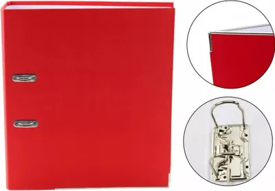 Obrázek produktu pro A4 75 mm červený pořadač pro archivaci dokumentů