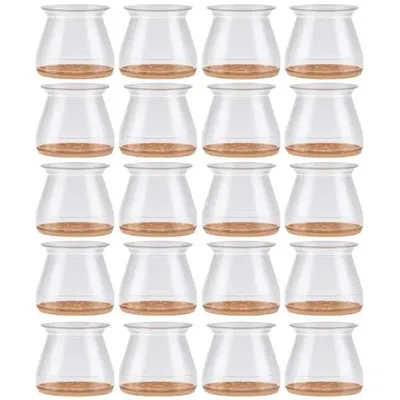 Produktbild von 16 x Stuhlbeinkappen Silikon Stuhlbein Fußboden Schutz Möbel Tisch 20-33MM
