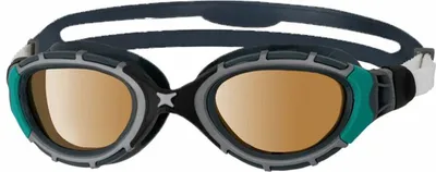 Zdjęcie produktu dla Okulary pływackie Zoggs Predator Flex Polarized Ultra, kolor: czarny/zielony
