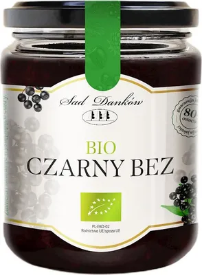 CZARNY BEZ 80 % BIO 260 g - SAD DANKÓW