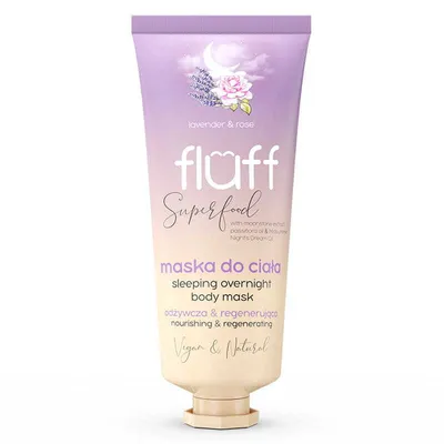 Zdjęcie produktu dla Fluff Superfood Maska do ciała Róża i Lawenda, 150 ml