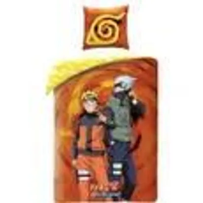 Obrázok produktu pre Súprava posteľnej bielizne - NARUTO - Naruto a Kakashi - mikrovlákno - 1 obliečka na prikrývku 140 x 200 cm + 1 obliečka na vankúš 63 x 63 cm