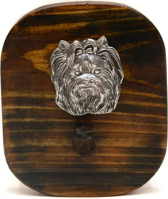 Image de Yorkshire Terrier I - Porte-laisse, porte-médaille pour chien, crochet pour clés de la marque Art-Dog