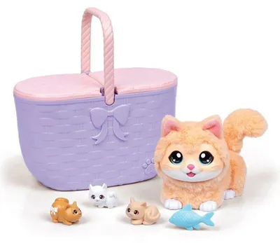Image de Peluche Interactive Chat Mama Surprise Little Live Pets avec Naissance Surprise et Effets Sonores