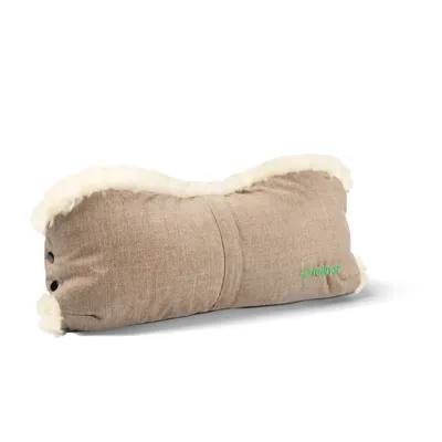 Produktbild von Lammfell Kinderwagen-Handwärmer Handmuff beige melange universalfit, Modell 2023