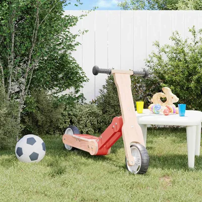 Image de vidaXL Trottinette 2 en 1 rouge