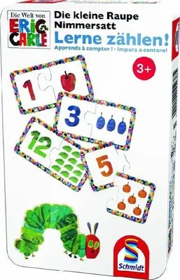 Produktbild von Schmidt Spiele Reisespiel Rechenspiel Lerne zählen! Raupe Nimmersatt 51238