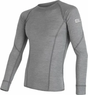 Zdjęcie produktu dla T-shirt Sensor Merino Active- męski długi jasnoszary wielkość XL 17200020-03