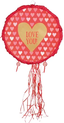 Produktbild von Piñata Love you rosa 40 cm - Einheitsgröße