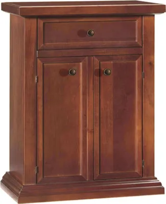 Immagine prodotto di Milani Home - cassettiera portatelefono in legno massello 60 x 36 x 73 cm, noce