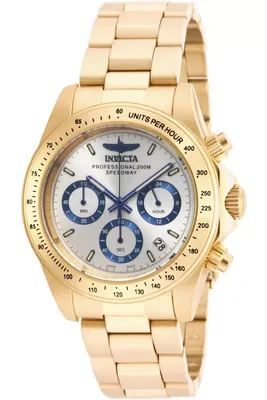 Zdjęcie produktu dla Invicta Speedway 17312 Zegarek Męski - Ruch Kwarcowy - Stal Nierdzewna z Srebrną Tarcza - 39 mm