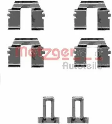 Produktbild von METZGER 109-1233 Zubehörsatz Scheibenbremsbelag für VW Transporter IV Bus (70B, 70C, 7DB, 7DK, 70J, 70K, 7DC, 7DJ) Transporter IV Kastenwagen SHARAN