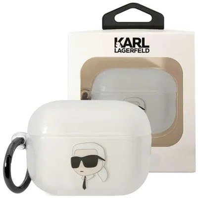 Produktbild von Karl Lagerfeld KLAP2HNIKTCT Airpods Pro 2 Hülle transparent Ikonik Karl Lagerfeld