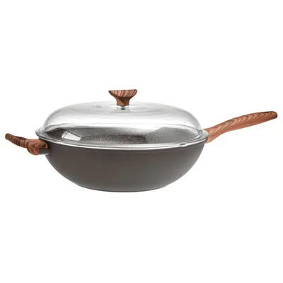 Immagine prodotto di Sambonet Rock'N'Rose Aluminium schwarz Wokpfanne 32 cm mD S0163-S00565-S2105 51033-32