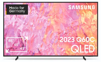 Produktbild von Samsung GQ65Q60CAU, 165,1 cm (65"), 3840 x 2160 Pixel, QLED, Smart-TV, WLAN, Schwarz