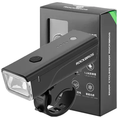 Obrázek produktu pro Rockbros 24510003001 260 Lm + Usb-C - Usb-A Kabel - Černý