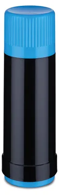 Produktbild von Rotpunkt Isolierflasche 0,5 l black-electric kingfisher mit Becher, 24h heiß, 36h kalt
