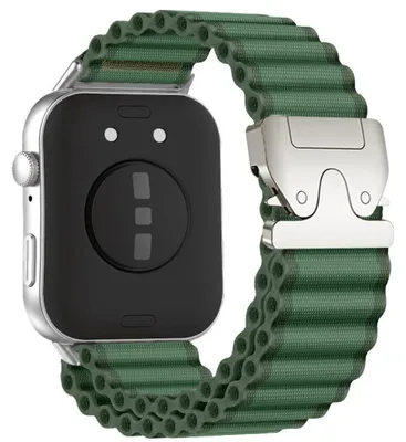 Produktbild von Nylon Outdoor Armband für Huawei Watch Fit 5 4 / Fit 5 4 Pro / 3 Ersatz Grün