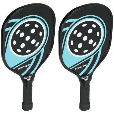 Productafbeelding van SPORTNOW Pickleball Padden: Set met 4 rackets en 4 ballen voor pickleball
