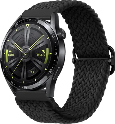 Produktbild von BStrap Elastic Nylon Armband für Garmin Vivoactive 3, black