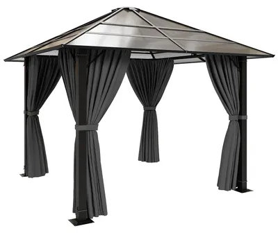 Obrázok produktu pre Pavilón – 3 x 3 metre – hliníková konštrukcia – polykarbonátová strecha