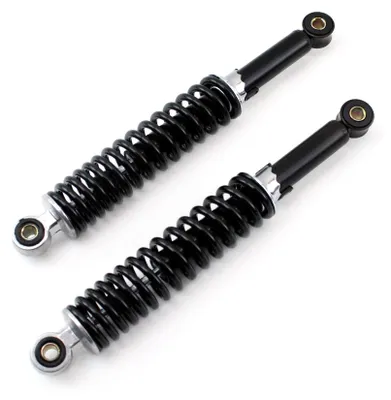 Produktbild von SET: 2x Stoßdämpfer,Federbein hydraulisch, 320mm, 5-fach verstellbar, schwarz für Simson Schwalbe Habicht Star Spatz Duo Kreidler Puch Herkules Mofa