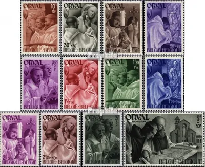 Produktbild von Briefmarken Belgien 1941 Mi 553-564 (kompl.Ausg.) postfrisch Wiederaufbau