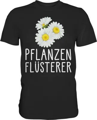 Produktbild von Pflanzen Flüsterer Gärtner Garten T-Shirt – Black / XL